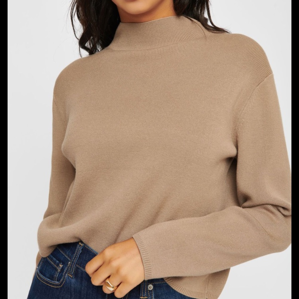 Mockneck sweater